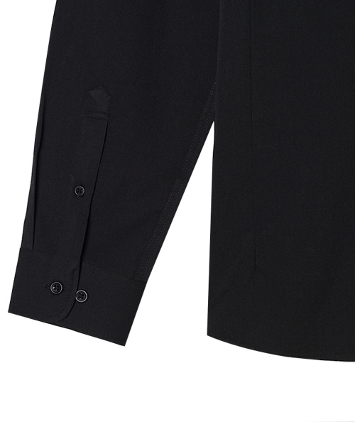 [던필드] 블랙 드레스 스판 셔츠 P8WS1605