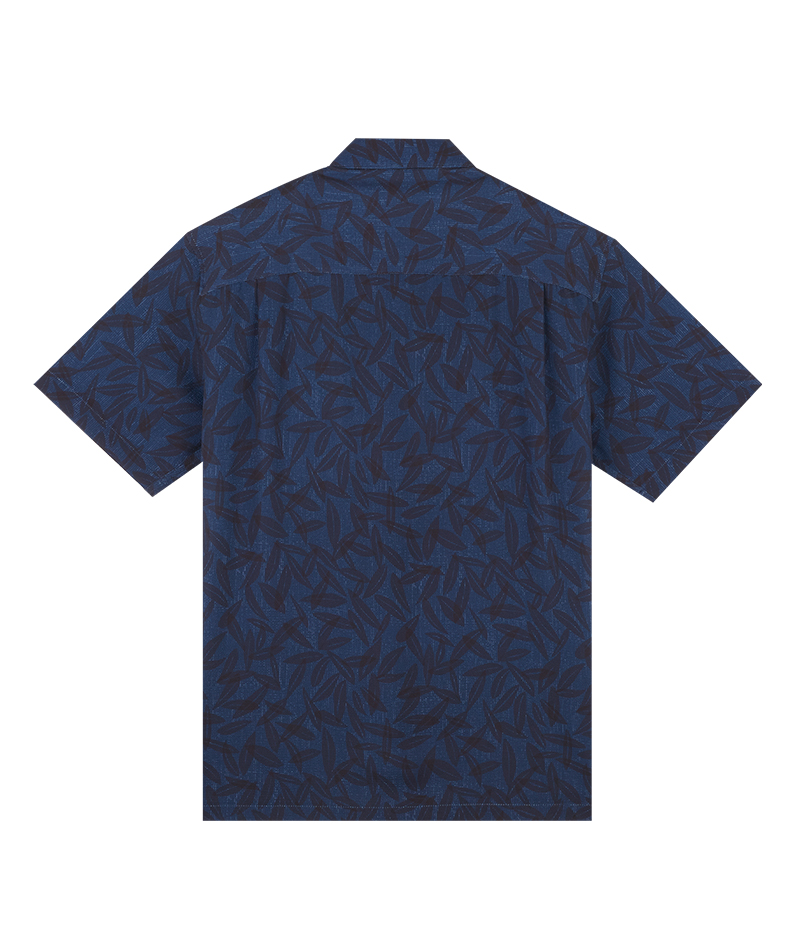 [피에르가르뎅] 나뭇잎 패턴 프린트 노말핏 남자 셔츠 PMWS2611