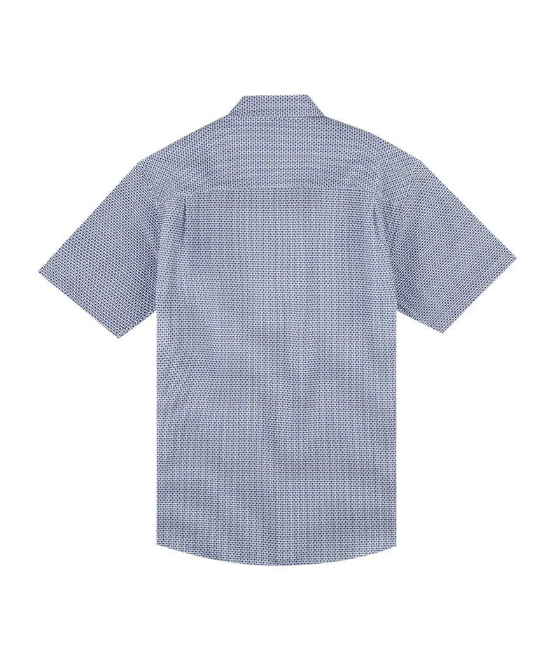 [피에르가르뎅] 기하학 패턴 프린트 노말핏 남자 셔츠 PMWS2608