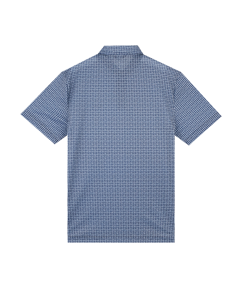 [피에르가르뎅] 하운드투스 체크 패턴 카라 티셔츠 PMTS2906