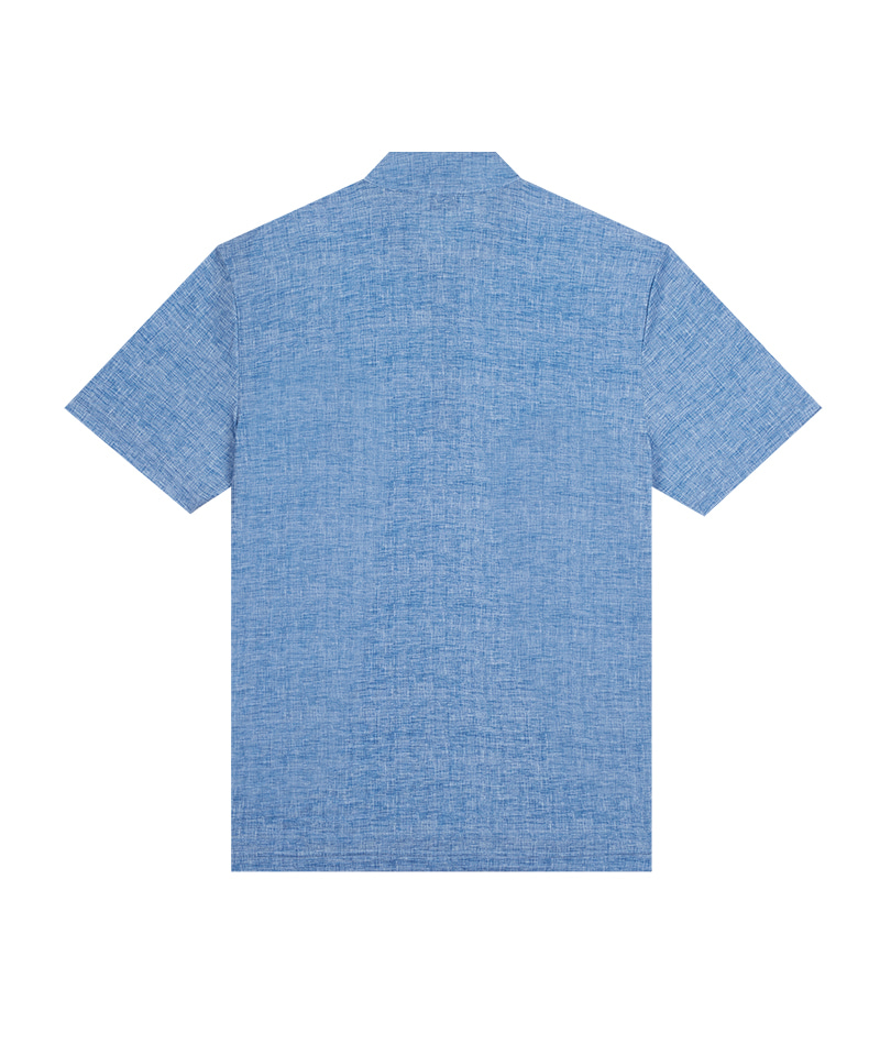 [피에르가르뎅] 잔무늬 프린트 카라 티셔츠 POTS2407 - 던필드몰_DawnFieldMall