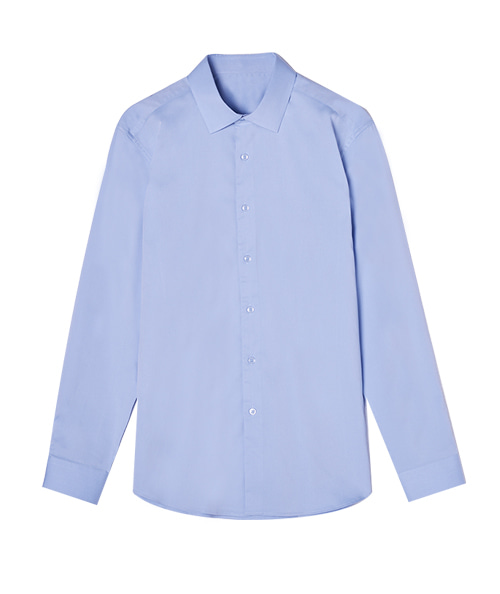[던필드] 블루 드레스 스판 셔츠 P8WS1606