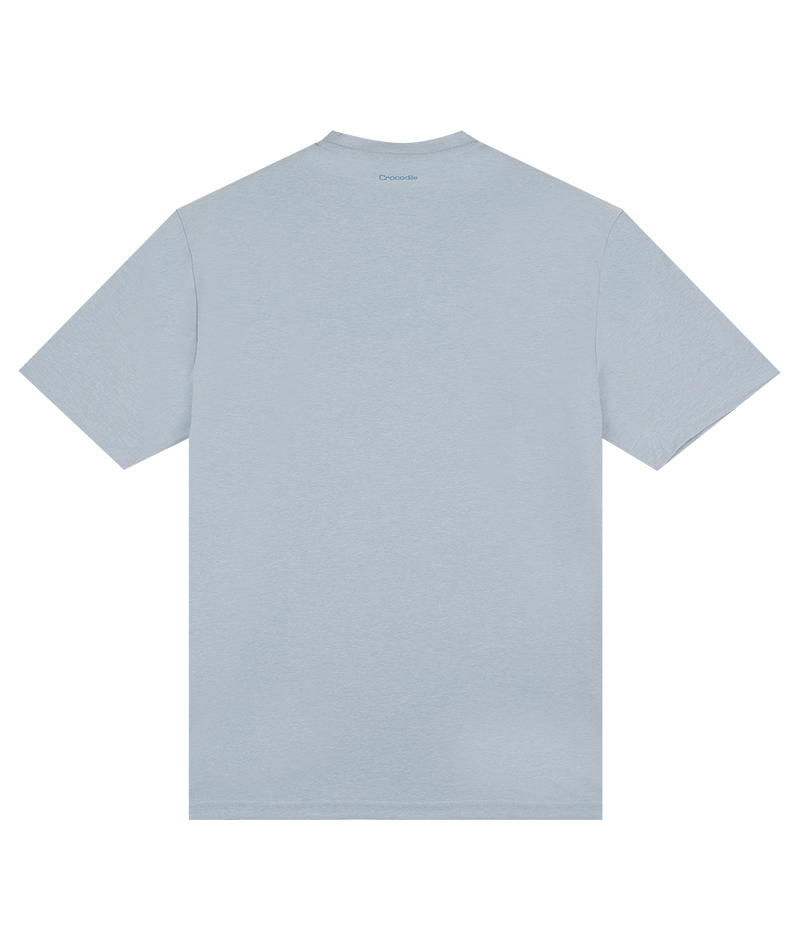 [크로커다일] 포켓 프린트 라운드 티셔츠 CDAA8TS2485 - 던필드몰_DawnFieldMall